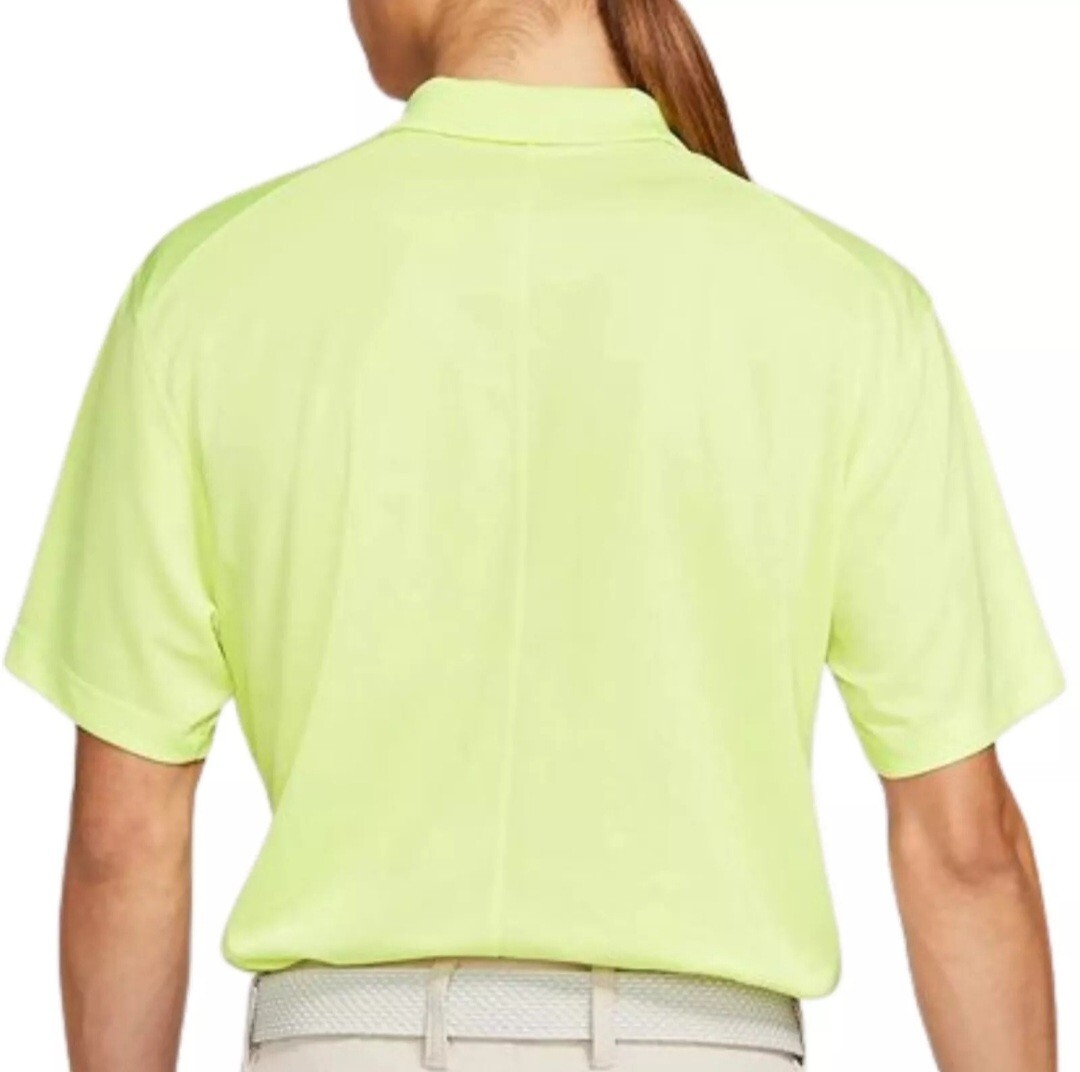 NIKE Dri-FIT Victory Golf Polo Shirt sz S Small Light Lemon Twist Retail $55 NEW gallery