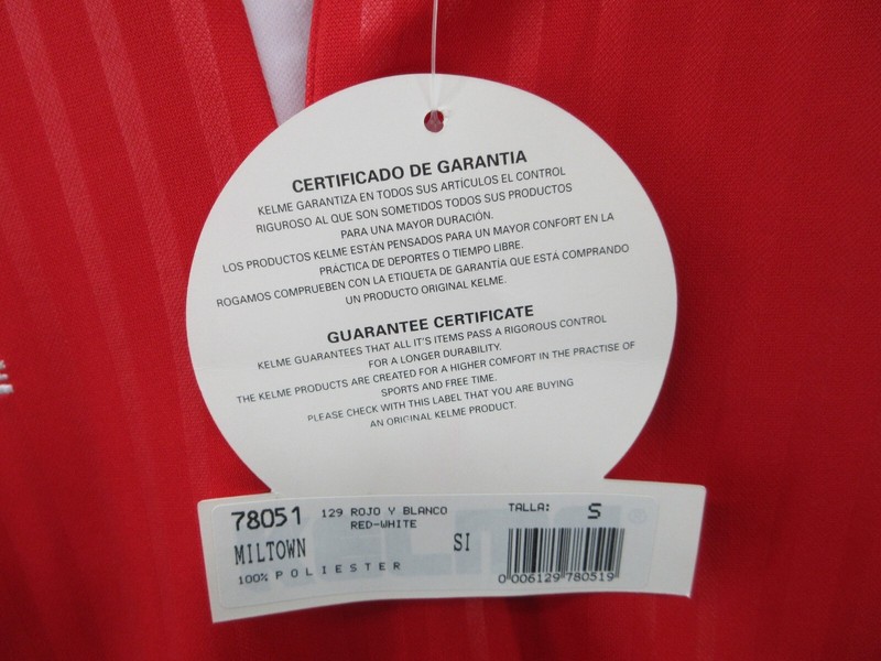 NWT Vintage 90s Y2K KELME Men's Small Polyester Soccer Futbol Jersey Shirt USA gallery