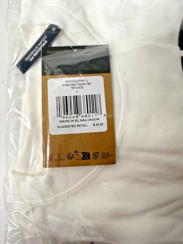 The North Face Men's T-Shirt Half Dome Logo Short Sleeve Regular Fit Shirt Large gallery