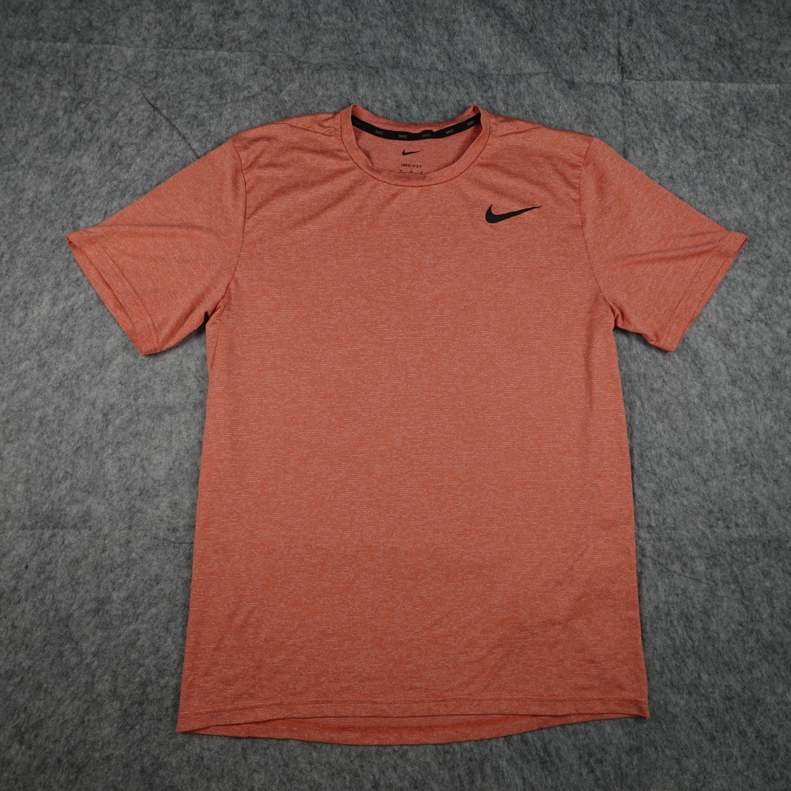 Nike Shirt Mens Medium Orange Dri Fit Utility Static Training Short Sleeve Tee gallery