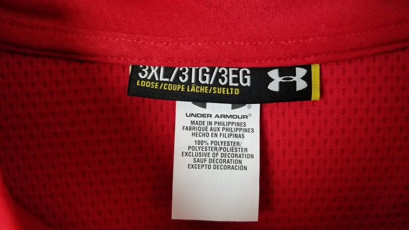 UNDER ARMOUR 1/4 ZIP TOP PULLOVER MENS SHIRT RED NEW 1236923-600 (SIZE 3XL) gallery