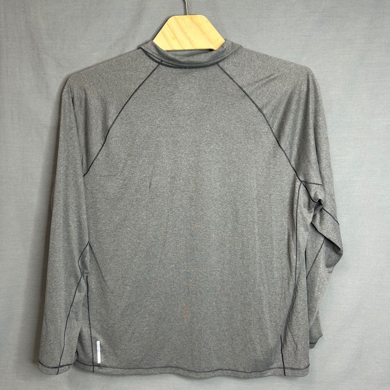 LL Bean Men Ridge Runner Quarter Zip Pullover Gray XXL 509467 Active Long Sleeve gallery