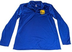 Golden State Warriors Men M NBA Active Shirt Quarter Zip Top UNK