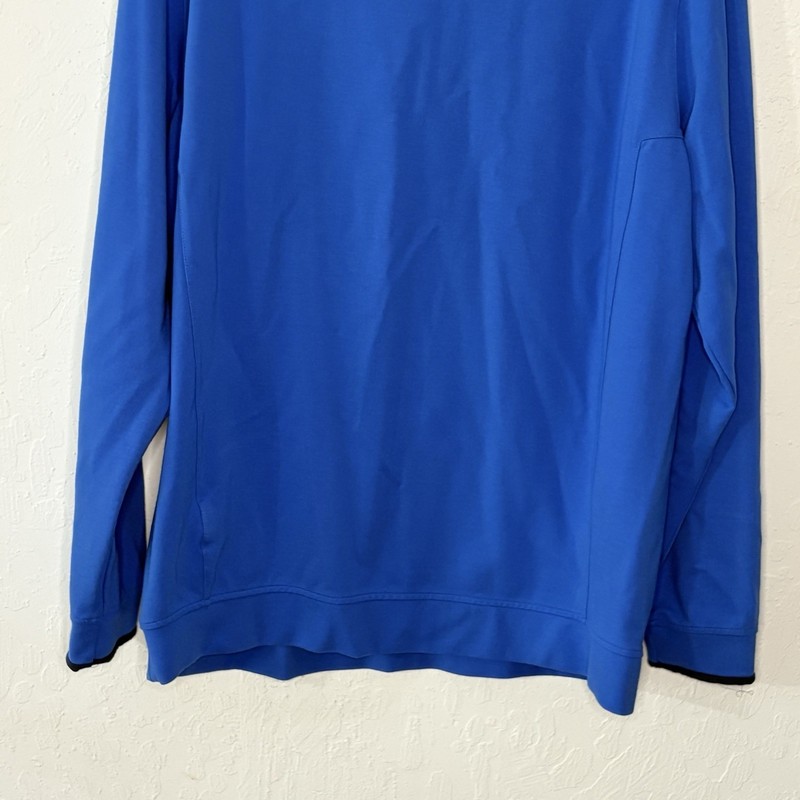 Adipure by Adidas 1/4 Zip Pullover Blue Size Large Golf Athletic Casual Layer gallery
