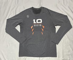 Lululemon Shirt Mens Large Metal Vent Long Sleeve Wall Street Decathlon 2015