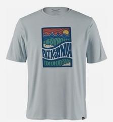 Patagonia Capilene Cool Daily Performance Shirt Mens Small 50+ UPF Cosmic Peaks