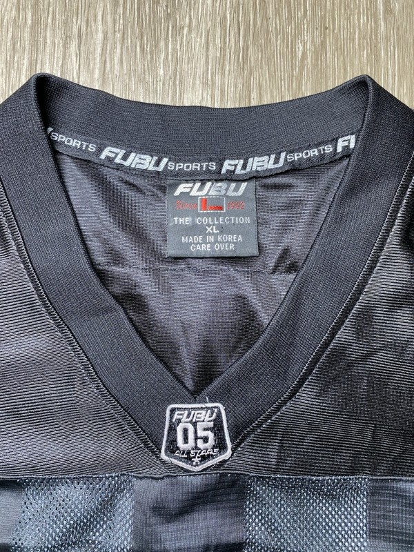 Vintage Authentic FUBU Sport 05 Classic Football Mesh Jersey Men's Size X-LARGE gallery