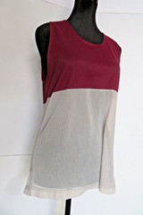 1980s Vintage MacGregor® Tank Top Nylon Running T-Shirt Men’s Medium Made in USA