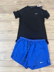 Combo Nike Training Shirt Large Men’s and Running Short XL Set of 2 Dri-Fit