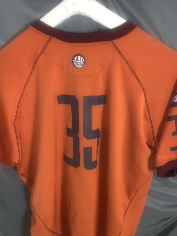 FUBU Hubert "Geese" Ausbie #35 Harlem Globetrotters kids jersey SIZE S orange gallery