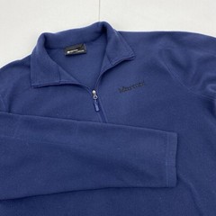 Marmot sweater Mens Medium Rocklin 1/2 Zip Fleece Pullover Hiking Trek Gorp Fish