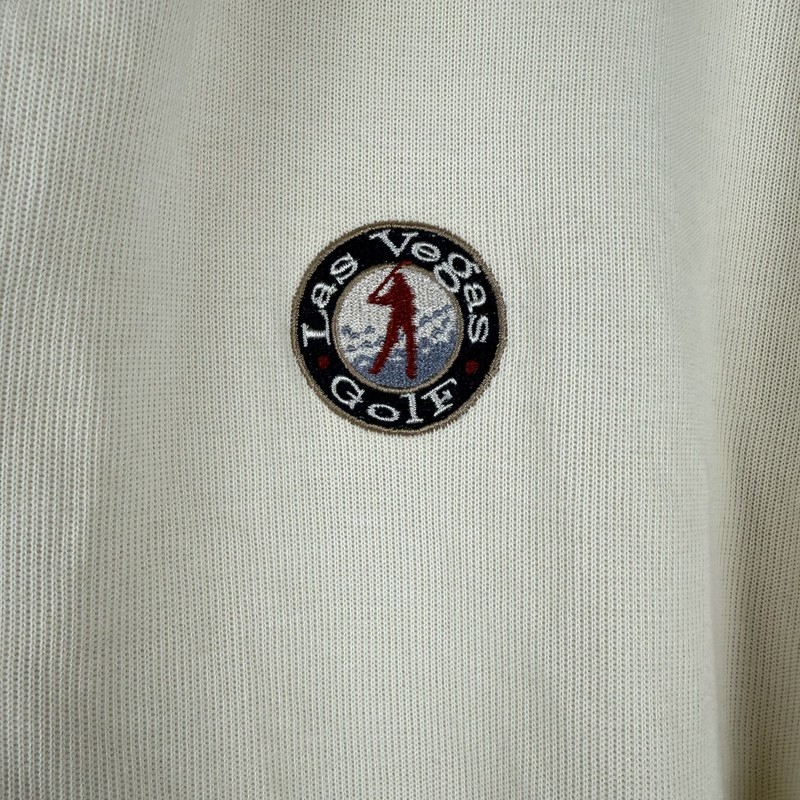 Ahead Authentics Golf Pullover, 1/4 Zip, Cotton, Las Vegas Golf, Size M, Mens gallery