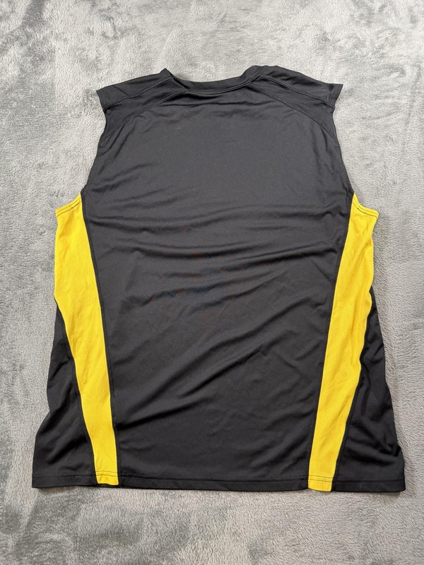 Nike LIVESTRONG Tank Top Mens Large Black Yellow Dri-FIT Sleeveless 184864-010 gallery