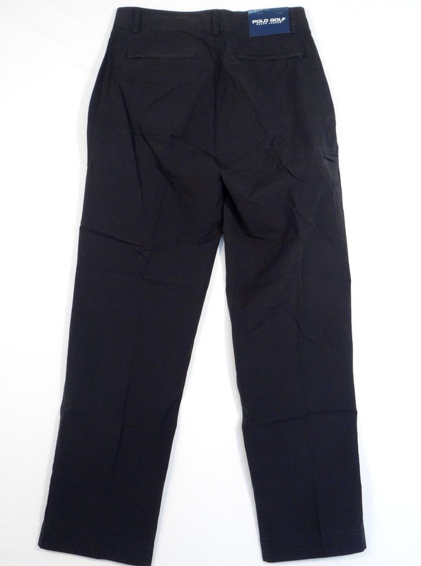 Polo Golf Ralph Lauren Black Flat Front Pants Mens NWT gallery