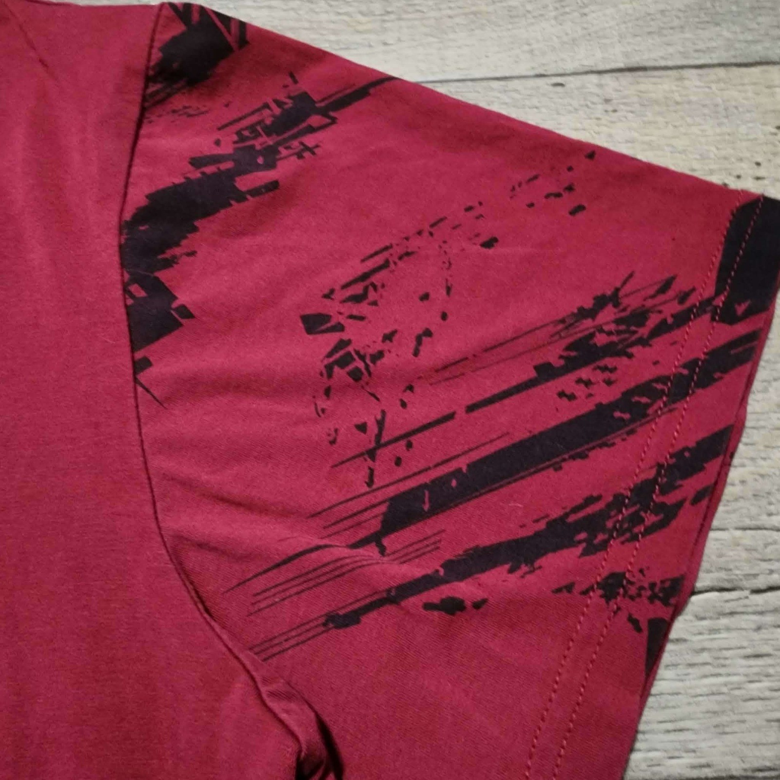 Venum UFC Mens Graphic T-Shirt XL Burgundy Red Cotton Stretch Training Top gallery
