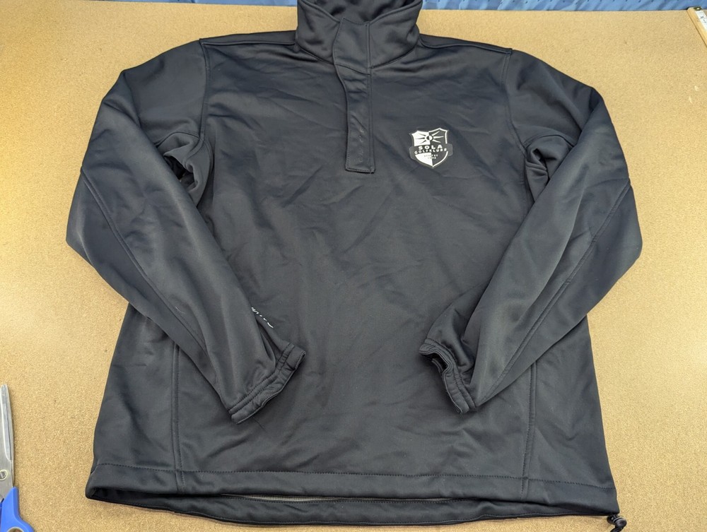 Gavlin Green Windstopper Jacket 1/4 Zip Mens Size M Golf Black Top Sport