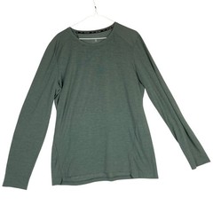 On Running On Cloud Comfort Long T Shirt Mens M Sage Green Swiss Athletic Sports