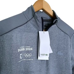 Lacoste Sport Ultra Dry Golf 1/4 Quarter Zip Pullover Men’s Small NWT Olympics