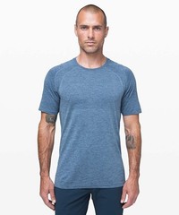 Lululemon Metal Vent Tech Short Sleeve 2.0 Midnight Shadow / Tempest Blue Large