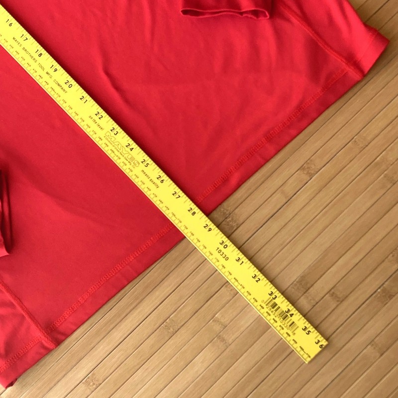 Johnnie O Lammie Quarter Zip Pullover Top Performance Golf Mens Large L Red/Navy gallery