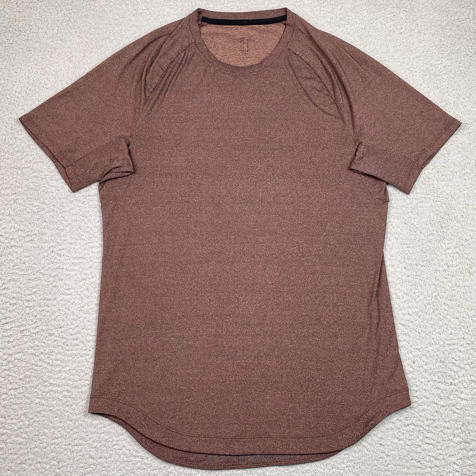 Lululemon T Shirt Men's Size M (Estimated) Curve Hem Gym Workout Athletic Medium gallery