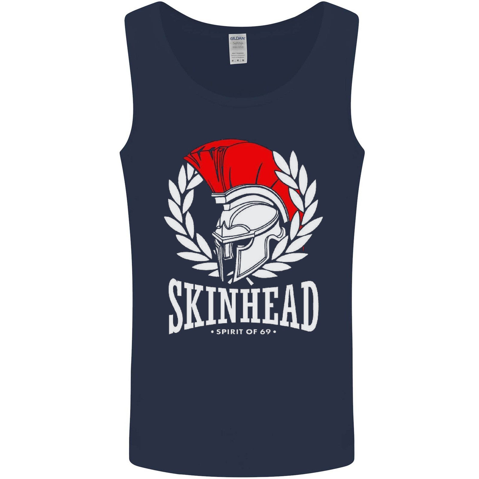 Skinhead Roman Trojan Helmet Punk Music Mens Vest Tank Top gallery