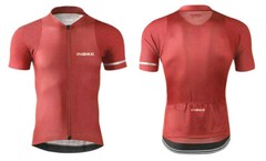 Red INBIKE Summer Professional Cycling Sports T-Shirt Mens Size L Zip Front NWT