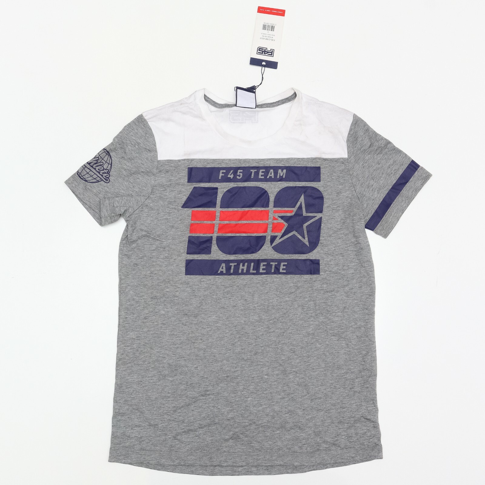 Men's Functional Forty Five Team 100 Activewear Tee - Mid Grey (Small) gallery