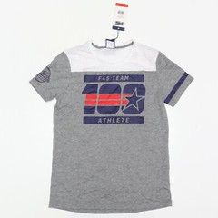 Men’s Functional Forty Five Team 100 Activewear Tee – Mid Grey (Small)