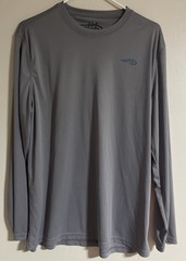 Reel Life Shirt Mens Large Blue-Gray Long Sleeve (G7)