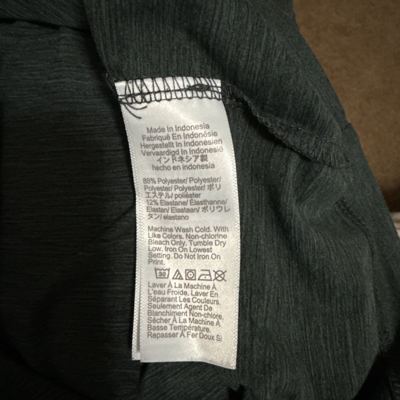 J.Crew Men’s Large Performance 1/4 Zip Front, Forest Green Long Sleeve Pullover. gallery