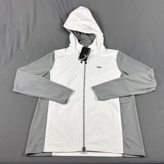 Zero Restriction Golf Jacket Hoodie The Champ Medium White Polyester MSRP $235