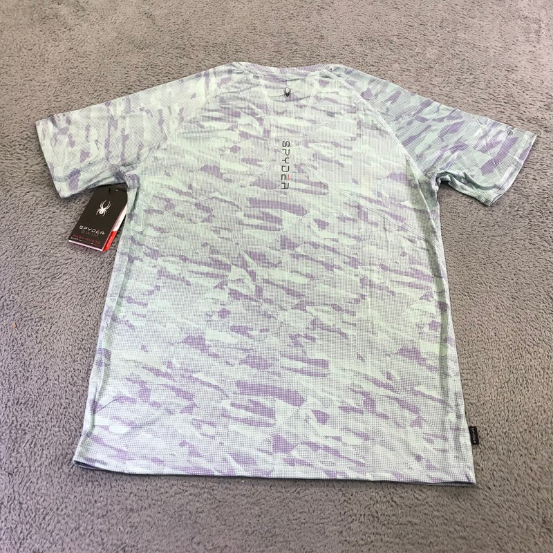 Spyder Shirt Mens Medium Swim Rash Guard Shirt Digital Camo UPF 30 Surf asdsa gallery