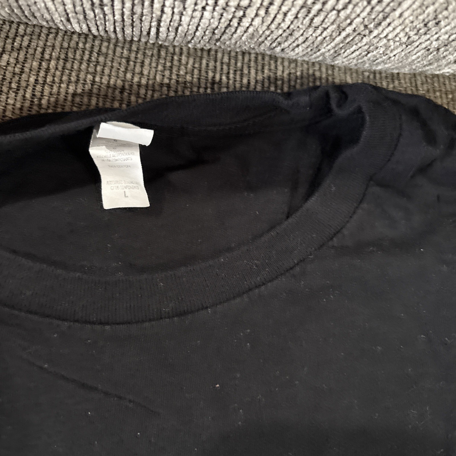 Barstool Sports Canvas Shirt Mens L Black Barstool vs Everybody Pirate Dog Rare gallery