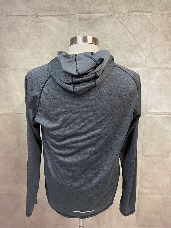 Men's Gray Activewear Hoodie Top Long Sleeve gallery