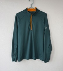 Adidas Lightweight Climacool Half-Zip Top Sweater Men’s Medium Dark Teal Green