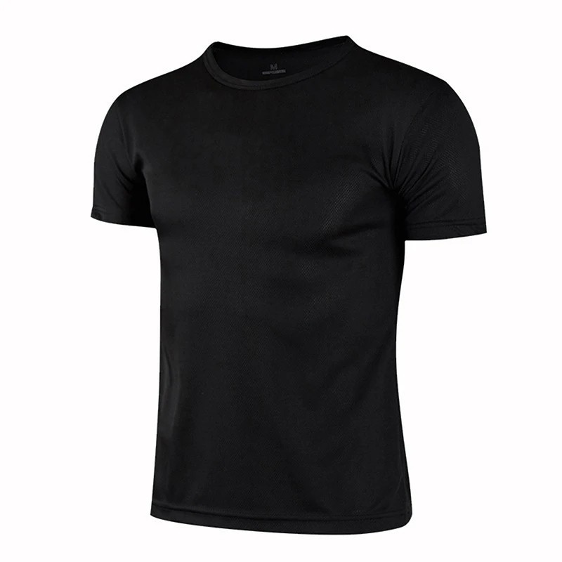 Mens Quick Dry Gym Workout T Shirt Athletic Running Fitness Breathable Tee Pack gallery