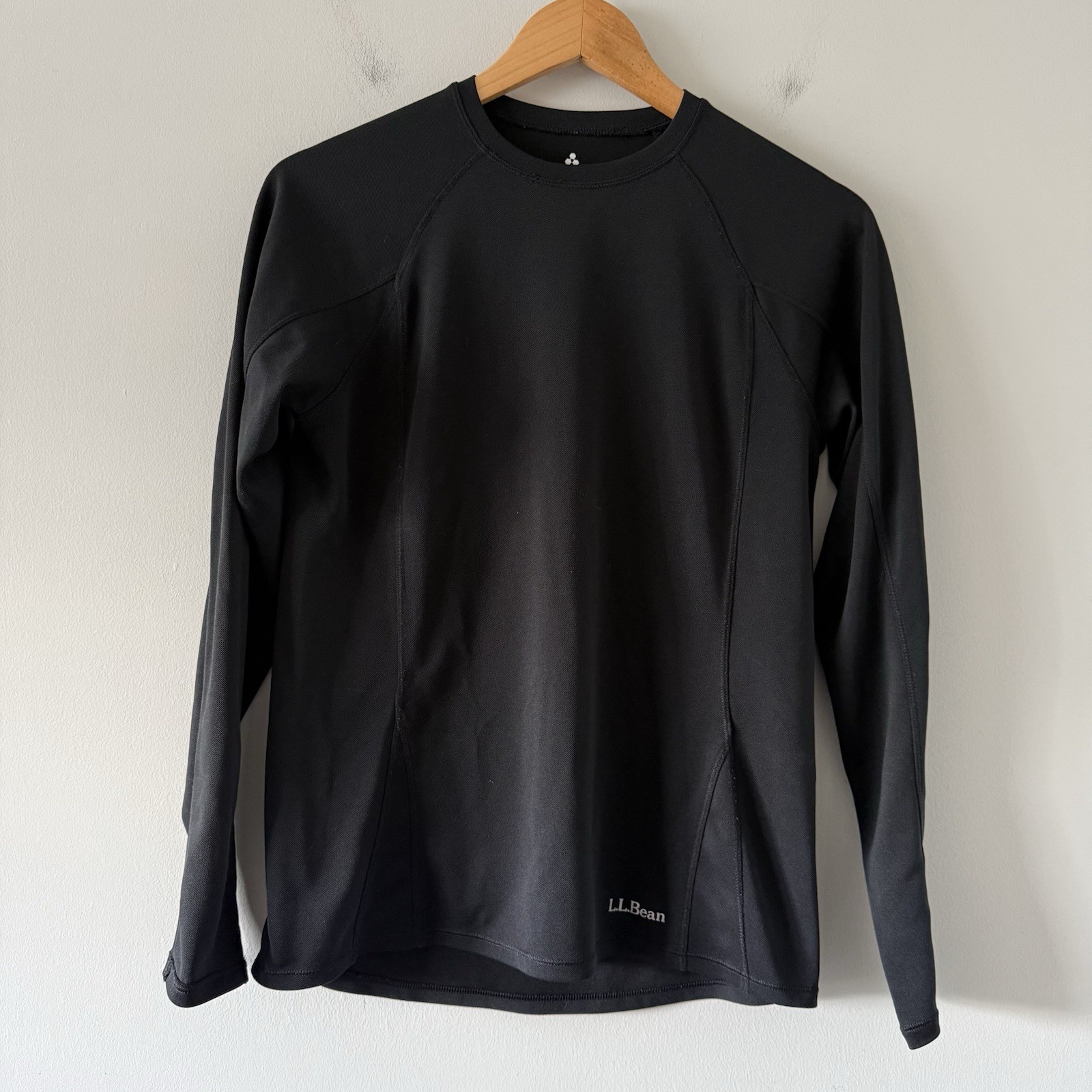 LL Bean Base Layer Shirt Light Weight Long Sleeve Outdoor Hiking Mens Small gallery