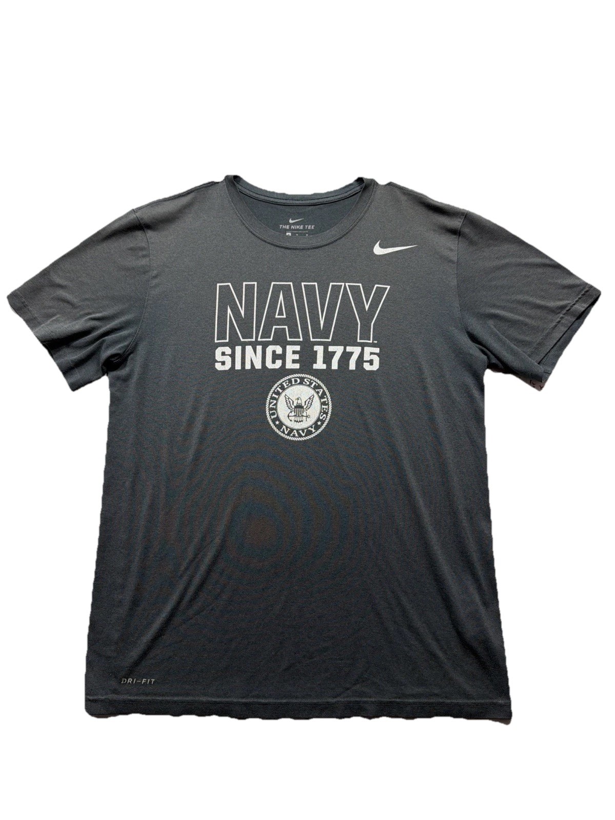 Nike Dri-Fit US Navy 1775 Legend Gray Athletic T Shirt Men’s Size M gallery