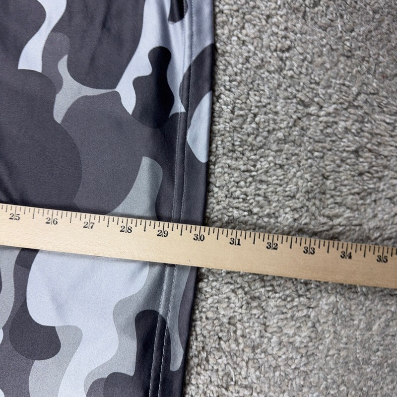 Pins & Aces Shirt Mens XXL 2XL Gray Camo Golf Performance 1/4 Zip Stretch Golfer gallery