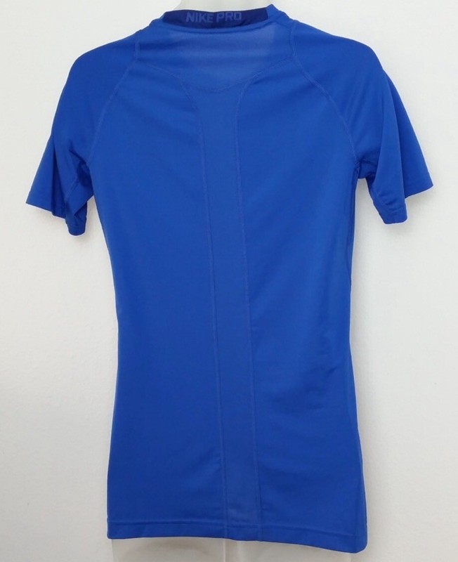 Nike PRO Cool Fitted Crossfit Gym Shirt Royal Blue Mens Size XL NEW Fast Ship gallery