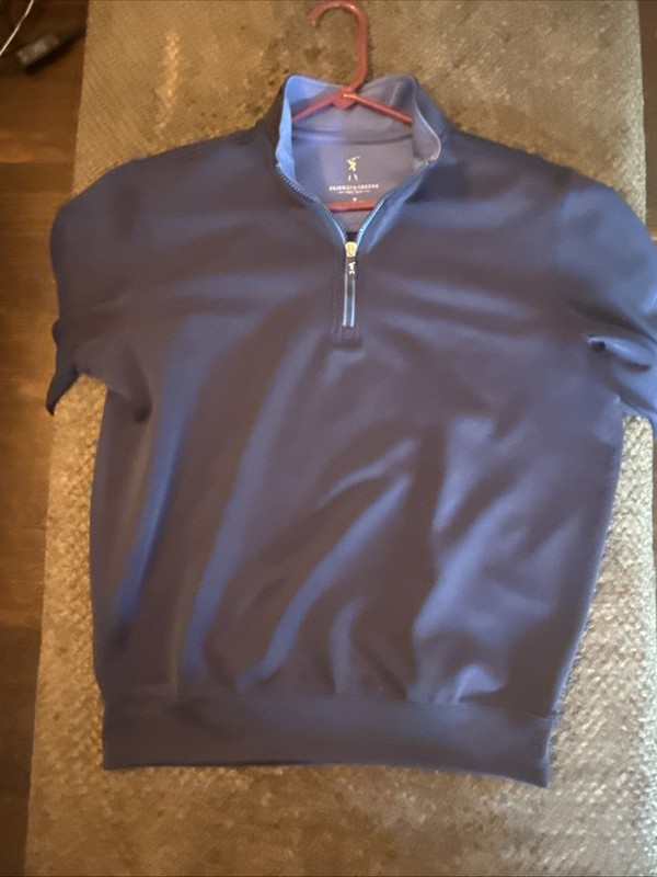 Fairway & Greene Pullover Sweatshirt Mens Medium 1/4 Zip Golf Performance gallery
