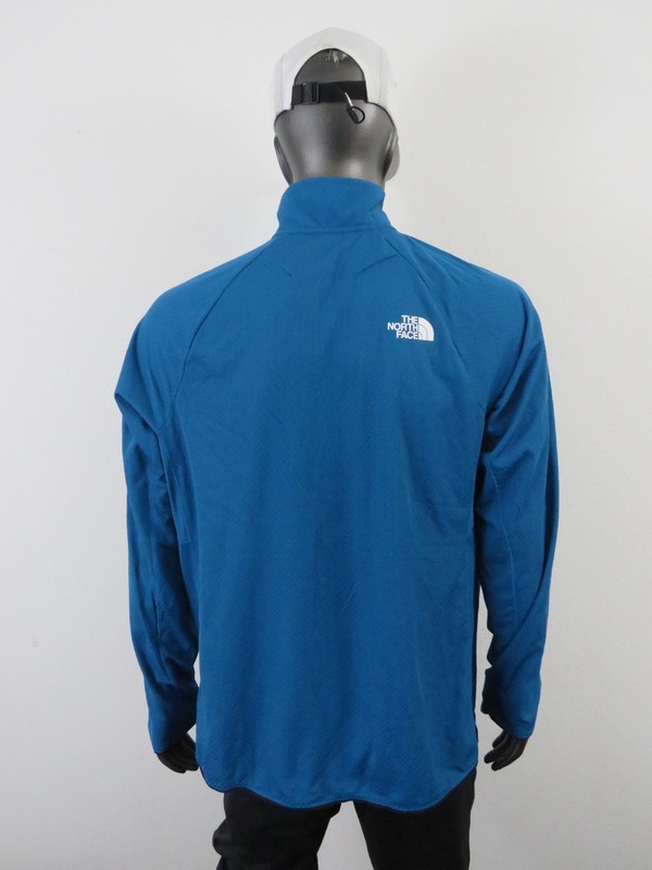 Mens North Face Summit 1/2 Zip Futurefleece Fleece Sweater Pullover Jacket Blue gallery