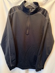 Nike Golf Men’s Size Large Dri-Fit 1/2 Zip Pullover Black Performance 354060-010