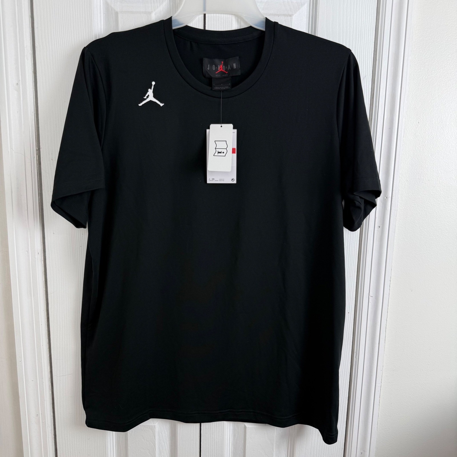 Jordan Dri-FIT Sport T-Shirt Large Black Athleisure Minimalist DQ7899-049 gallery
