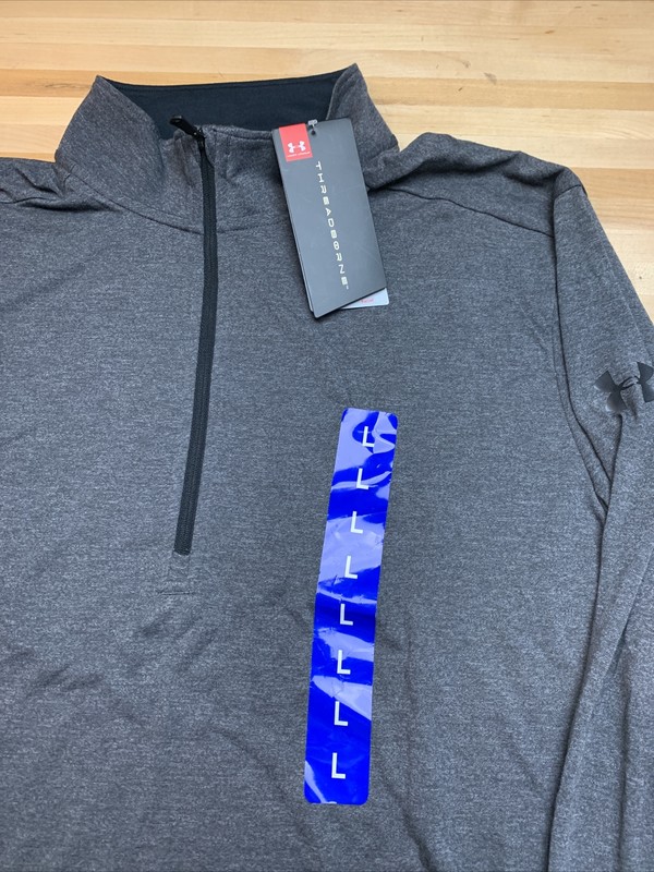 Under Armour 1322027 Men's UA Threadborne Siro 1/4 Zip Long Sleeve Shirt LARGE gallery