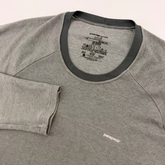 Patagonia Capilene 2 Lightweight Mens XL Gray Long Sleeve Base Layer Top Shirt