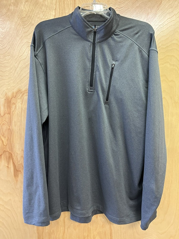 Roundtree and Yorke Performance 1/4 Zip Gray XL