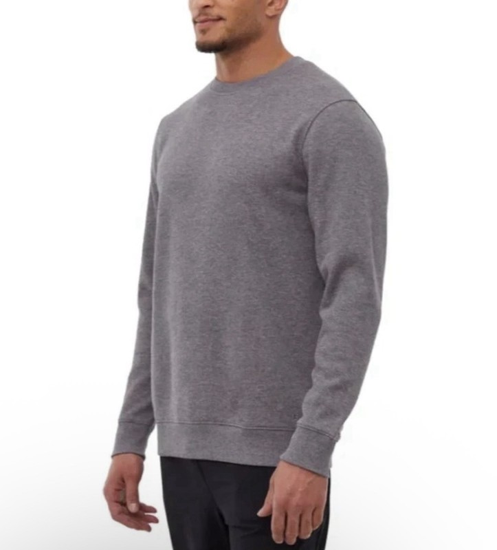 Bench Urbanwear Fleece Lined Thermal Shirt, Soft Tencel, Lt Gray, Men Small, NEW gallery