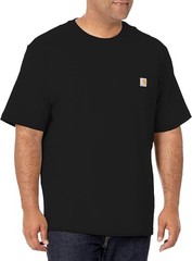 Carhartt Men’s Iconic K87 Pocket T-Shirt, Black, X Large